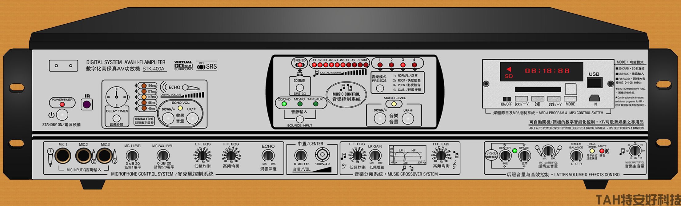 AV功放機(jī)TK-500C(圖2)